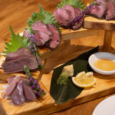 階段肉刺し5種盛り